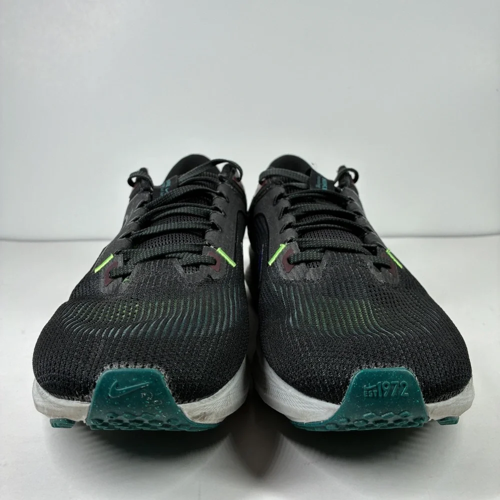 Nike Air Zoom Pegasus 40 Men's US 13 Black Purple Ink Running Shoes DV3853-005